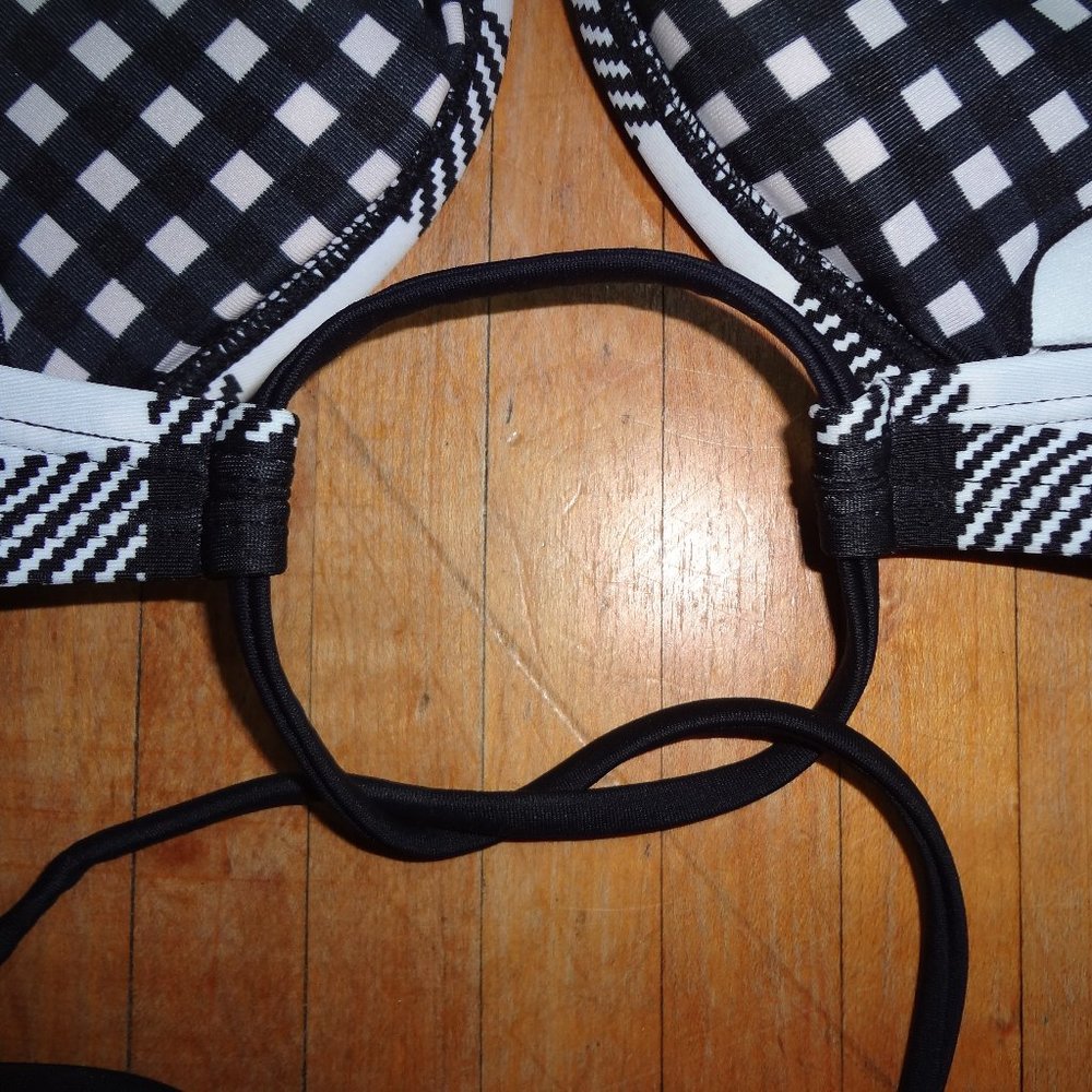O'neill Buffalo Plaid Checkers String Bikini Xs/S… - image 5